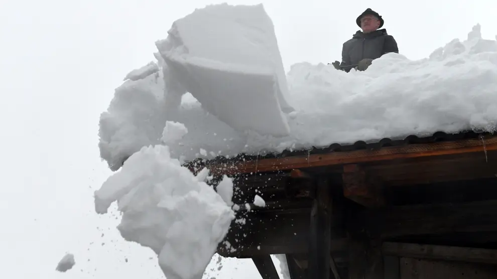 Los Alpes han recibido grandes cantidades de nieve en los últimos días