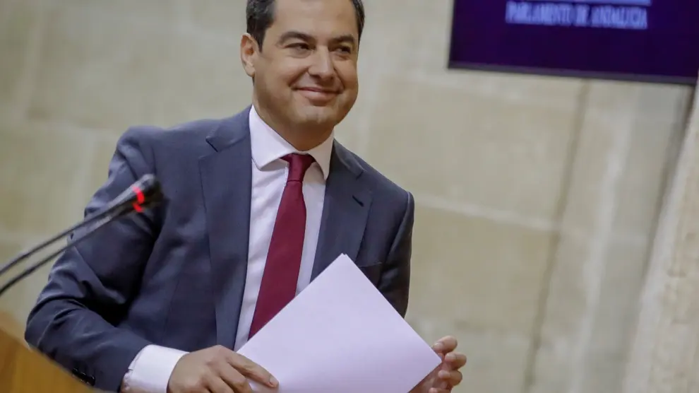 El líder del PP andaluz y candidato a presidir la Junta, Juanma Moreno.