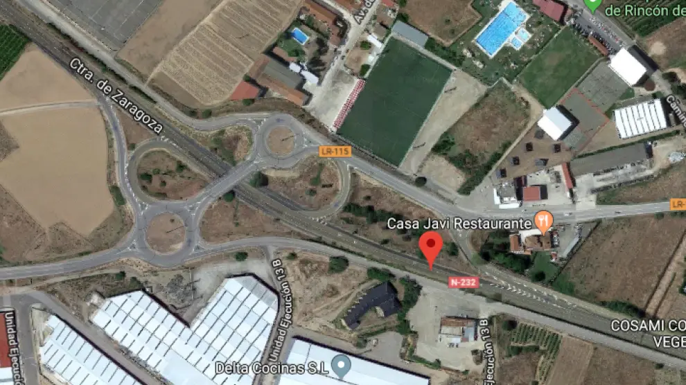 El accidente ha tenido lugar en la carretera N-232 en Rincón de Soto (La Rioja).
