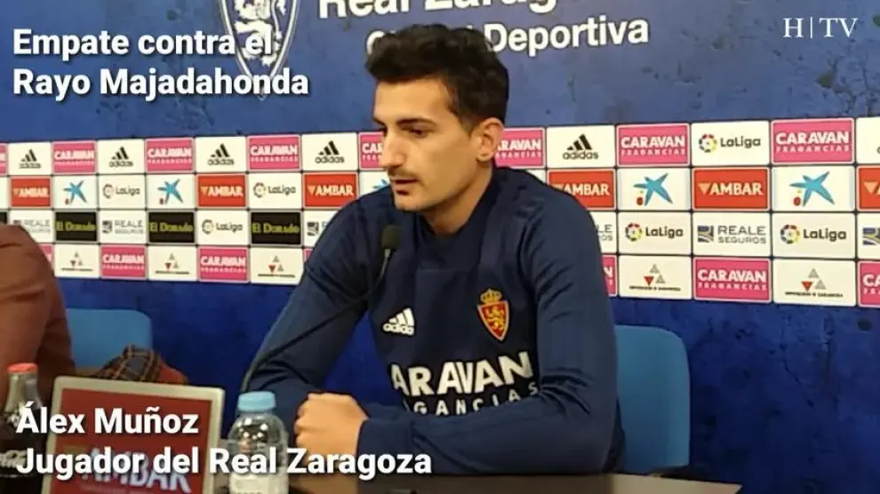 Álex Muñoz, del Real Zaragoza: "Mantenemos la misma confianza y el mismo objetivo"