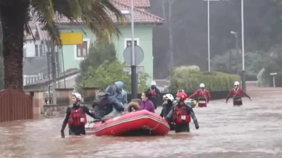 Cuatro muertos en Asturias a consecuencias de las lluvias