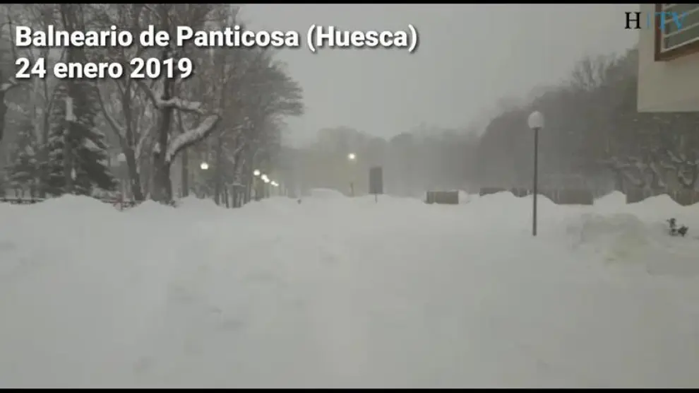Cerca de 200 personas quedan aisladas en el balneario de Panticosa tras las últimas nevadas