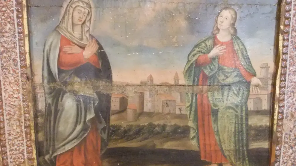 'La Virgen y San Juan al pie del Calvario'