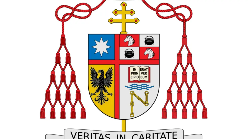El escudo cardenalicio de Fernando Sebastián.