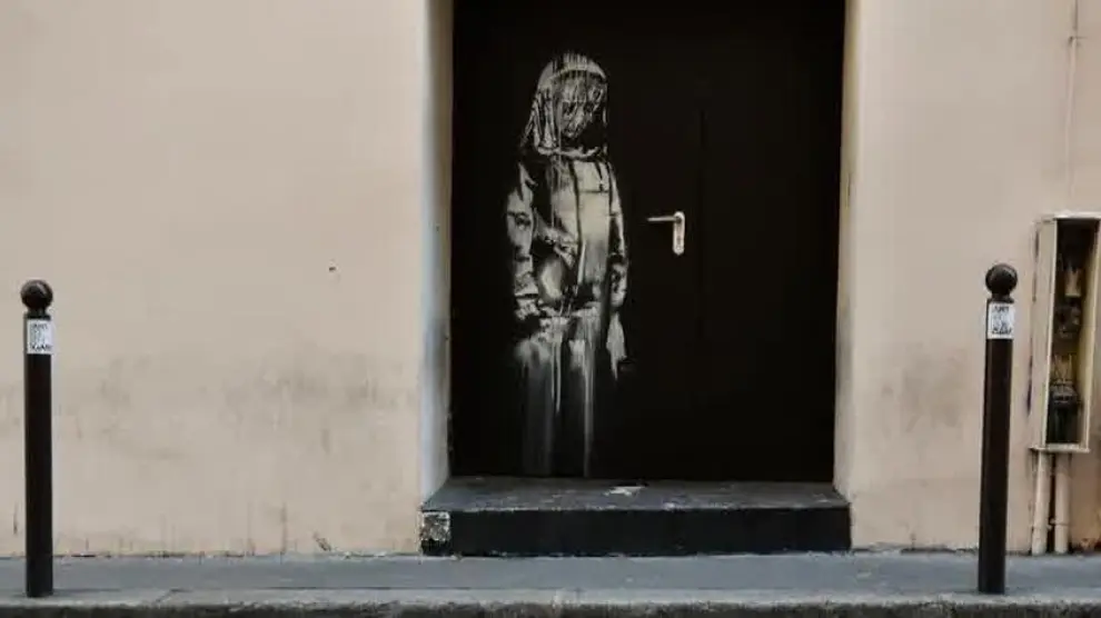 Roban el 'Banksy' de la sala Bataclan de París