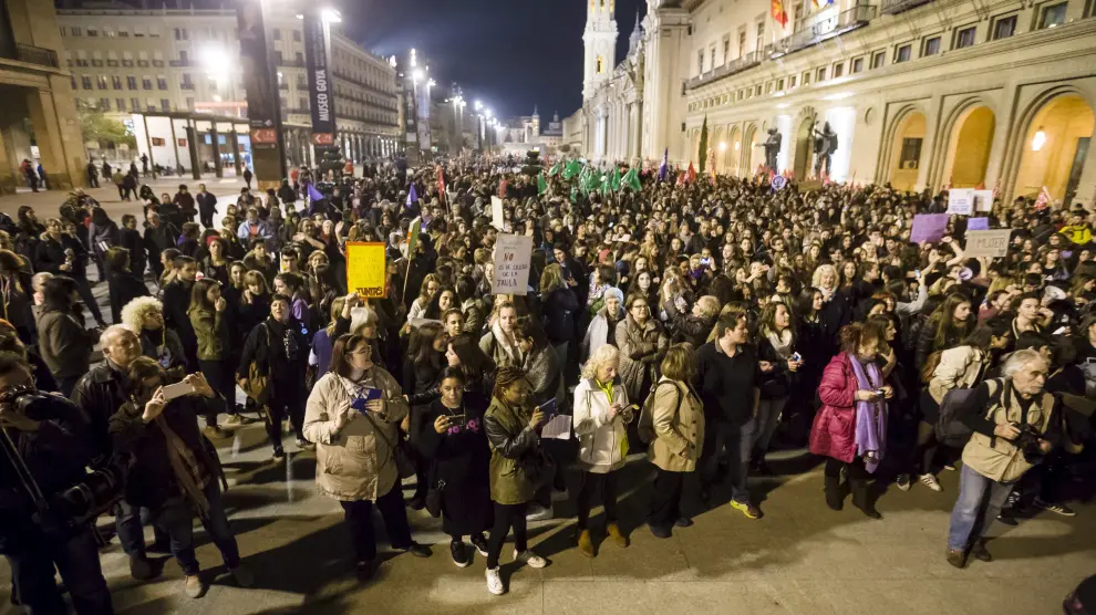 Masiva manifestación del pasado 8 de marzo en Zaragoza