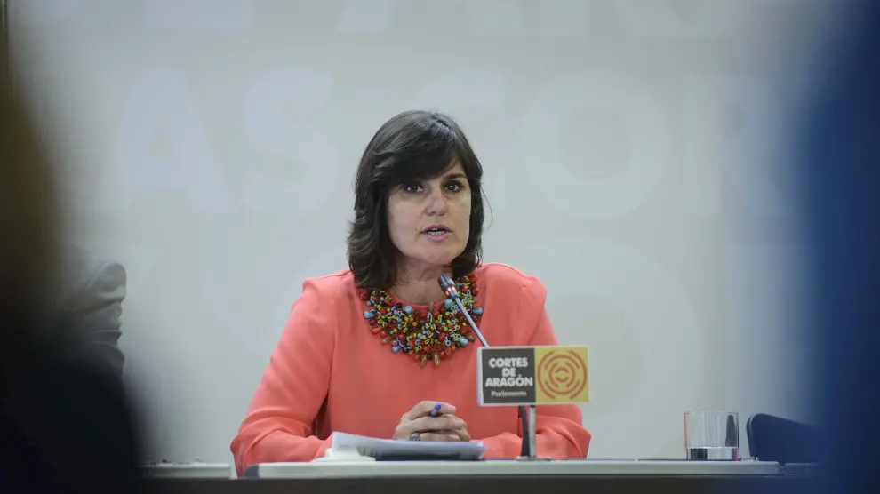 La candidata del PAR a la Alcaldía de Zaragoza, Elena Allué, en una imagen de archivo.