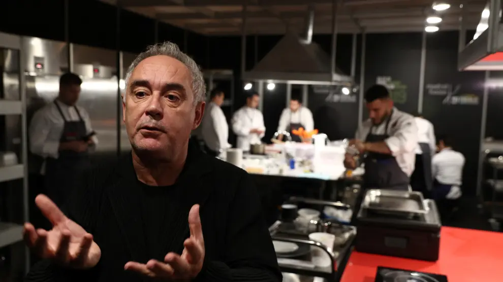 Ferran Adrià ha intervenido en la cumbre gastronómica Madrid Fusión.