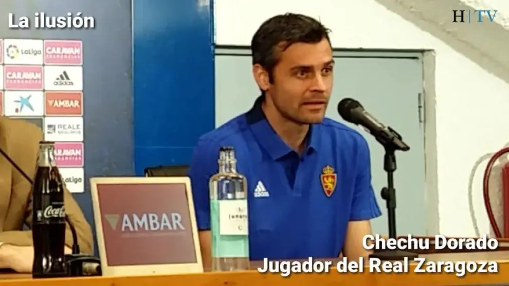 Dorado, del Real Zaragoza: "Más vale tarde que nunca"