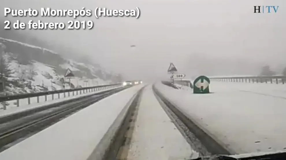 Siguen las incidencias en las carreteras del Pirineo en los últimos coletazos del temporal