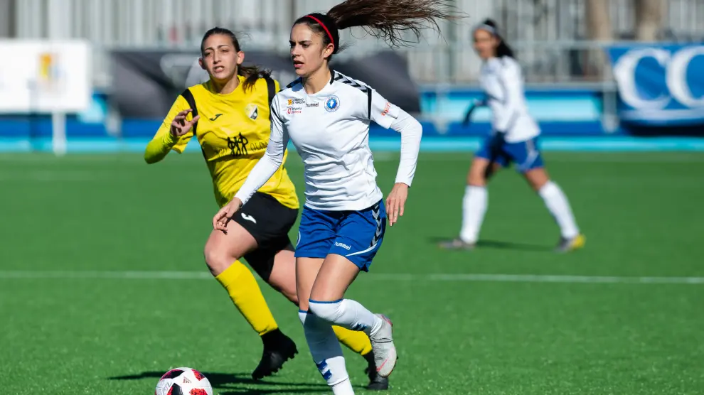 Partido de liga de Segunda División Femenina Zaragoza vs Son Sardina