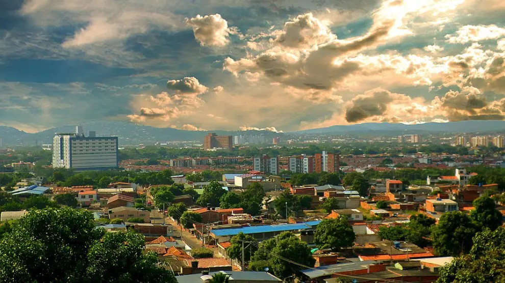 Vista de la localidad colombiana de Cúcuta
