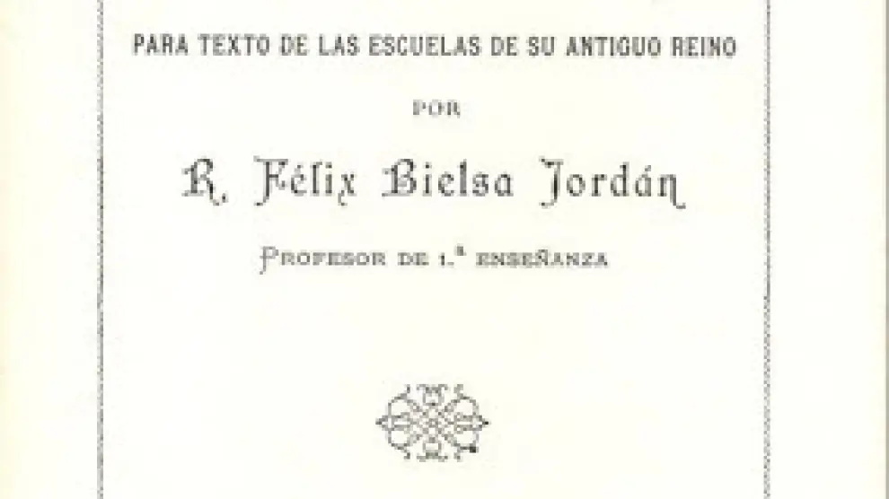 La 'Historia de Aragón' de Bielsa Jordán