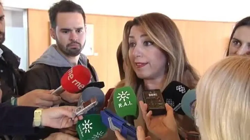 Susana Díaz apoya la decisión de Sánchez de convocar elecciones generales