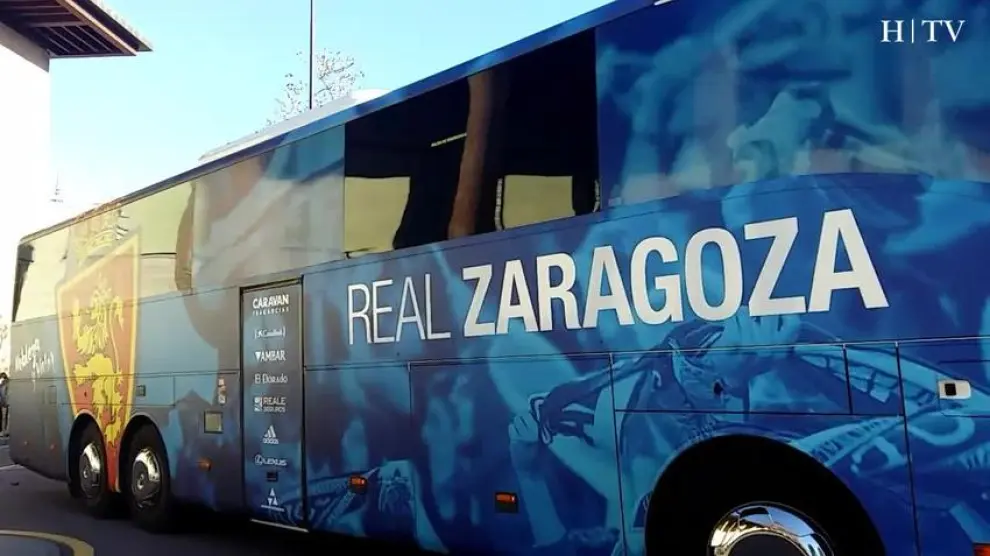 El Real Zaragoza llega a la Romareda antes de