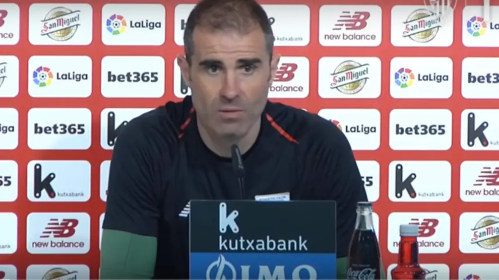 Gaizka Garitano, entrenador del Athletic de Bilbao.