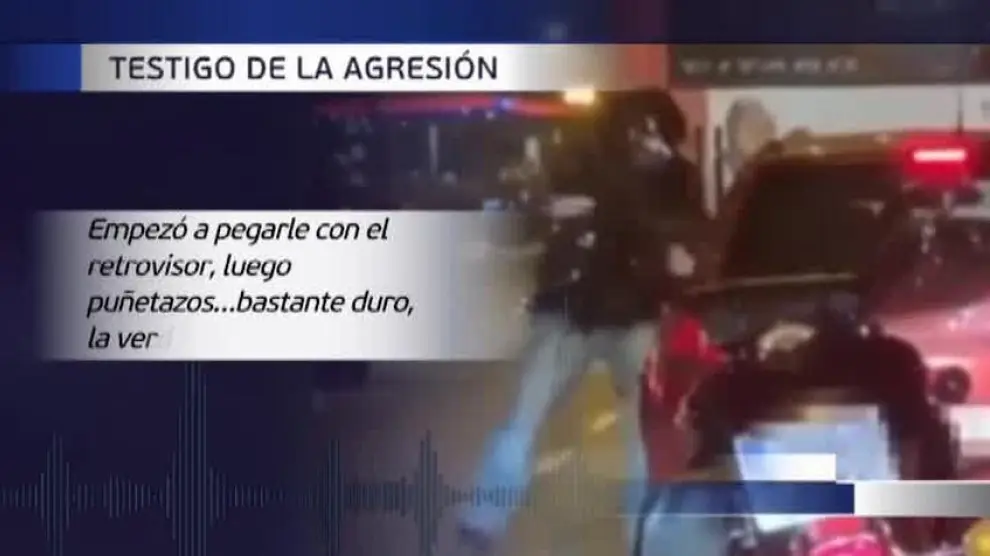 Identificado el violento motorista de Barcelona