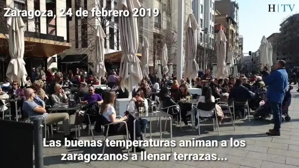 Zaragoza bate un récord de 41 años al superar los 23 grados en febrero