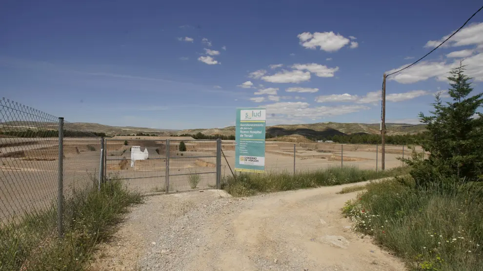 Terrenos del Planizar donde se levantar el comprometido hospital de Teruel.
