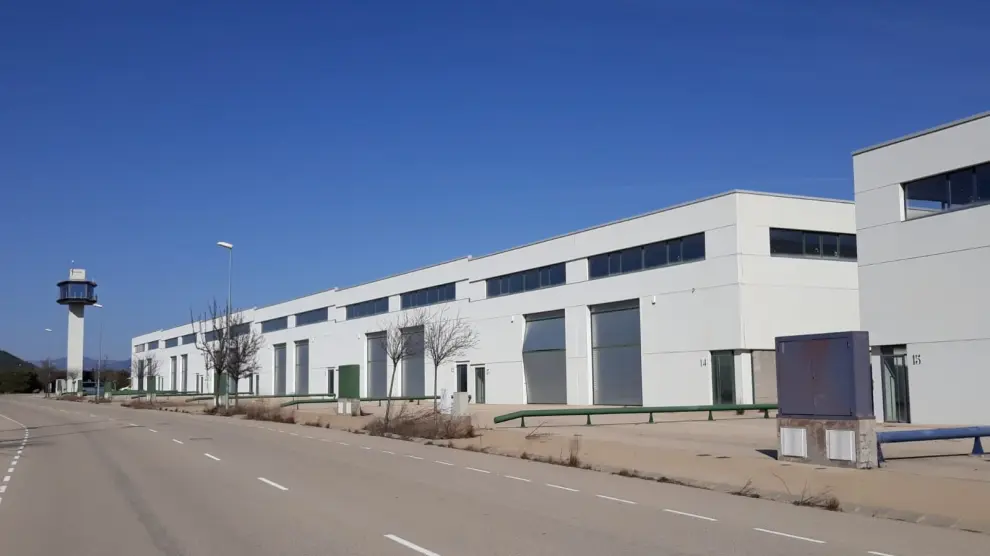 El polígono industrial de Ayerbe pretende dinamizar el municipio.