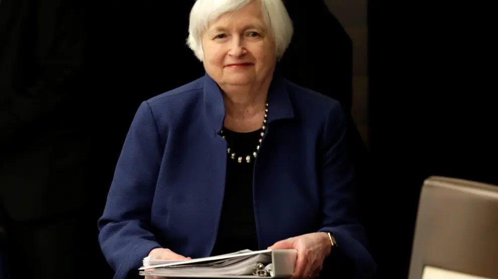 La anterior presidenta de la Reserva Federal (Fed), Janet Yellen.
