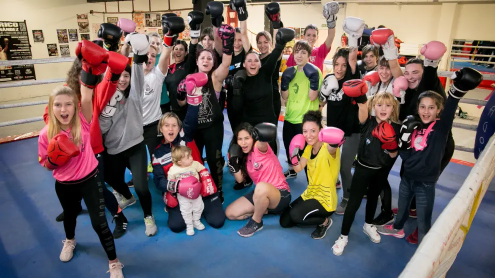 Boxeo femenino en Zaragoza