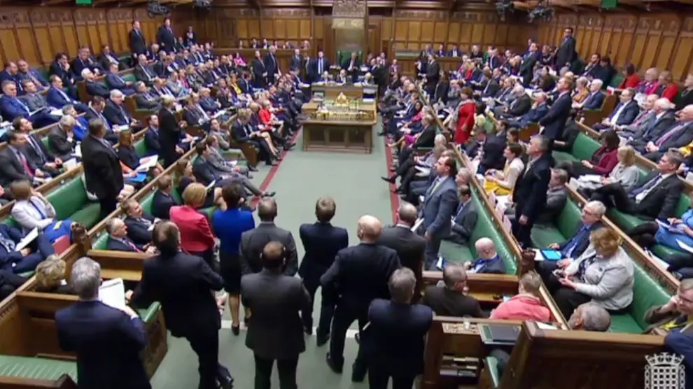 Debate sobre el 'brexit' celebrado este miércoles en la Cámara de los Comúnes.