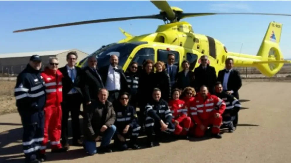 Los nuevos helicópteros sanitarios de Aragón