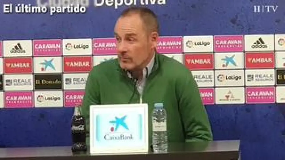 El entrenador del Real Zaragoza, Víctor Fernández, ha analizado el anterior partido y también el objetivo de esta temporada.