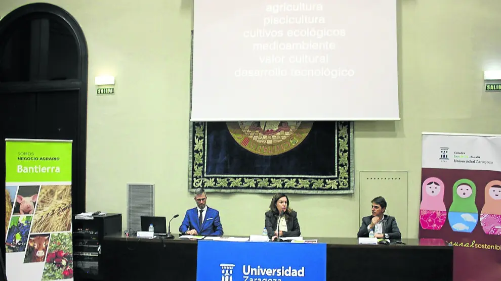 Jornada de la cátedra Bantierra-Ruralia de la Universidad de Zaragoza celebrada esta semana.
