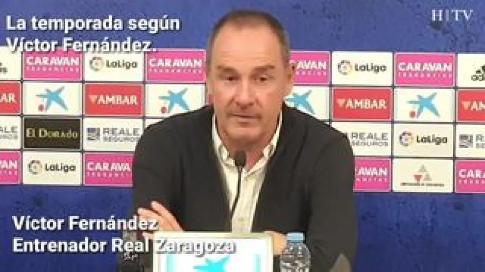 El entrenador del Real Zaragoza, Víctor Fernández, analiza la temporada del equipo, los errores a balón parado y la importancia de puntuar en La Romareda