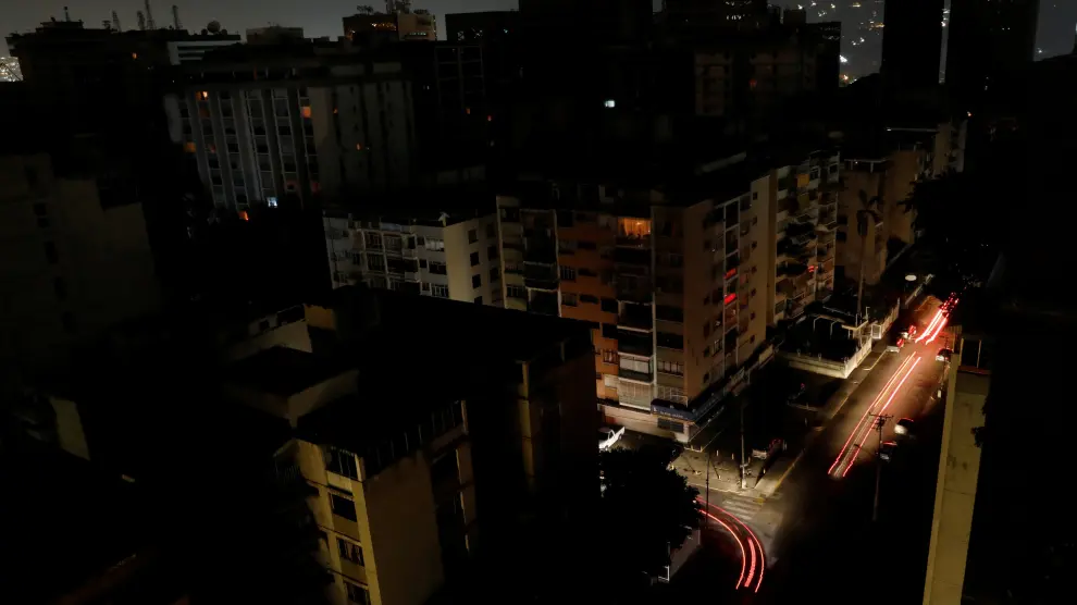 Caracas sufre un tercer apagón.