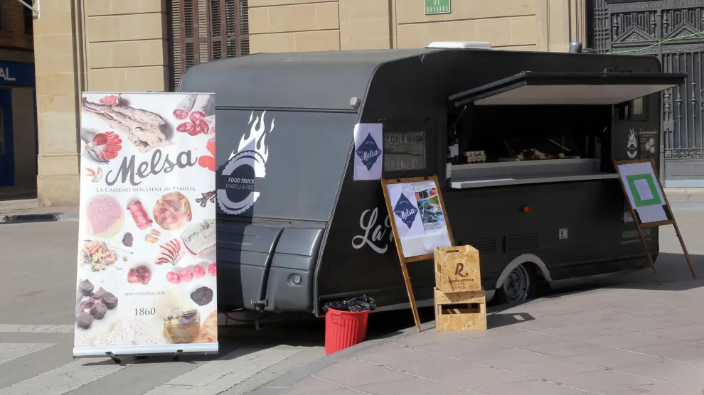 Cuatro ‘gastronetas’ se instalarán este año en la plaza de López Allué.