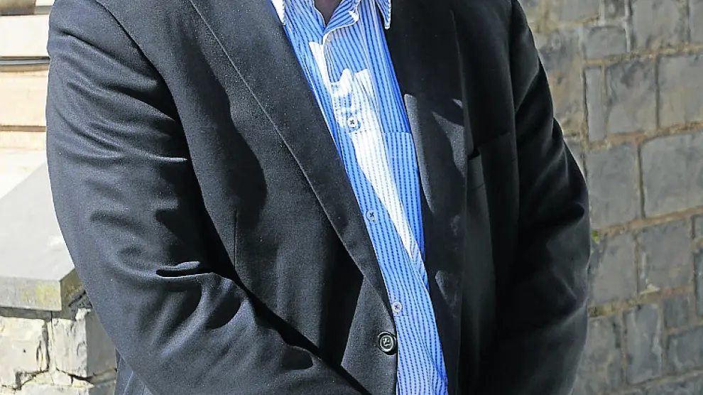 Juan Lubroth, jefe de Veterinaria de la FAO, en Zaragoza.