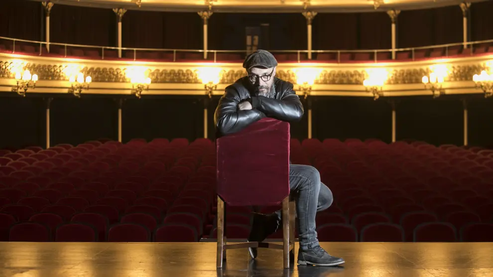Fele Martínez, el martes, en el Teatro Principal de Zaragoza, donde presentó la obra 'Todas las mujeres'.