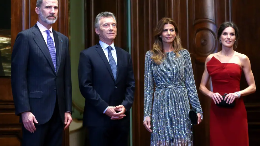 Los reyes de España ofrecen una recepción a los Macri junto a 300 invitados