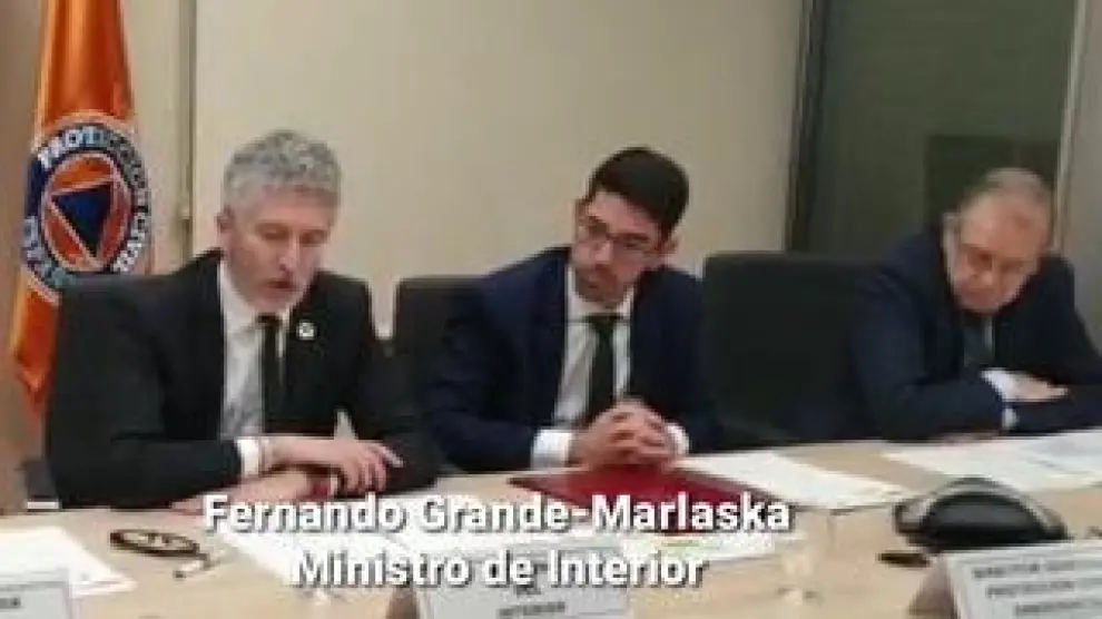 El ministro del Interior, Fernando Grande-Marlaska, también ha participado en uno de los mayores ejercicios de emergencias simulados organizado en España