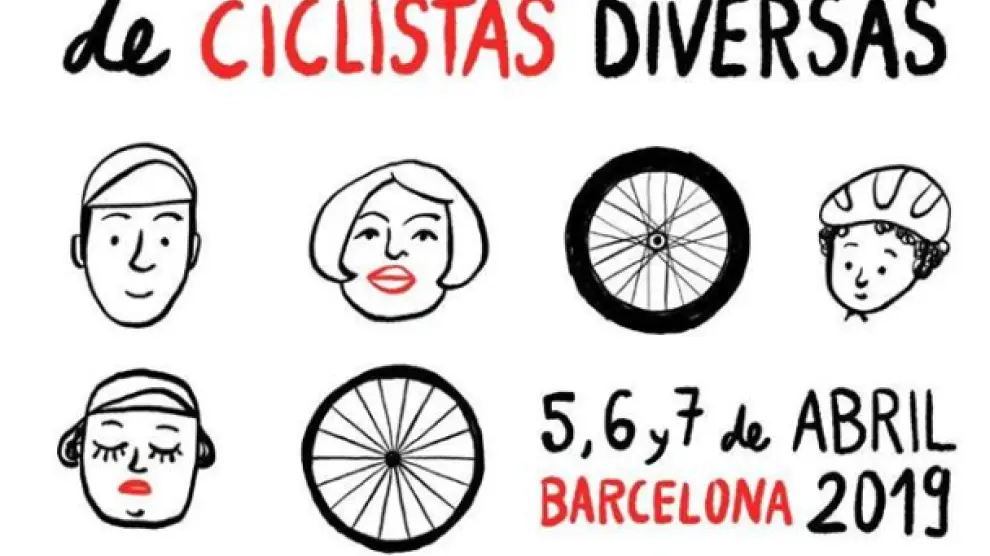 Cartel del IV Encuentro de 'Ciclistas Diversas'.