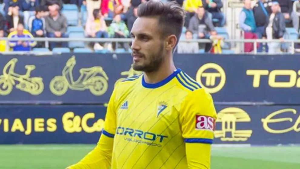 Rober Correa, futbolista del Cádiz.