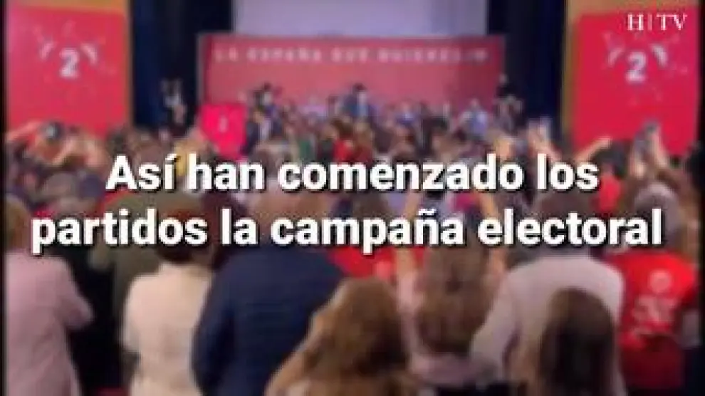 Este viernes ha dado comienzo la campaña electoral para las elecciones generales en España y todos los partidos han llevado a cabo actos y pegada de carteles con sus militantes.
