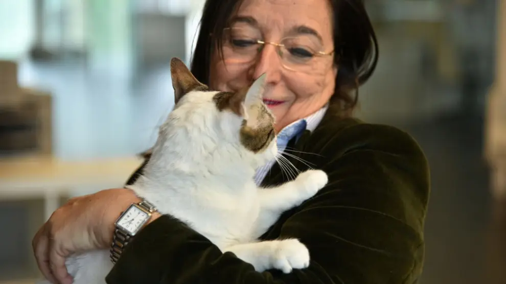 Manuela García Villamayor, que se jubiló este 2019, ha sido durante siete años la directora del Centro Municipal de Protección Animal