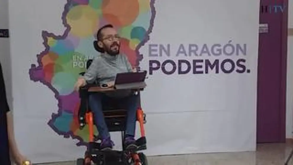 Heraldo TV acompaña a Pablo Echenique, candidato de Unidas Podemos al Congreso, durante su campaña electoral.