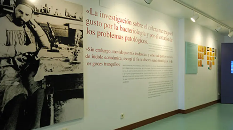 Centro de Interpretación de Ramón y Cajal, en Ayerbe.
