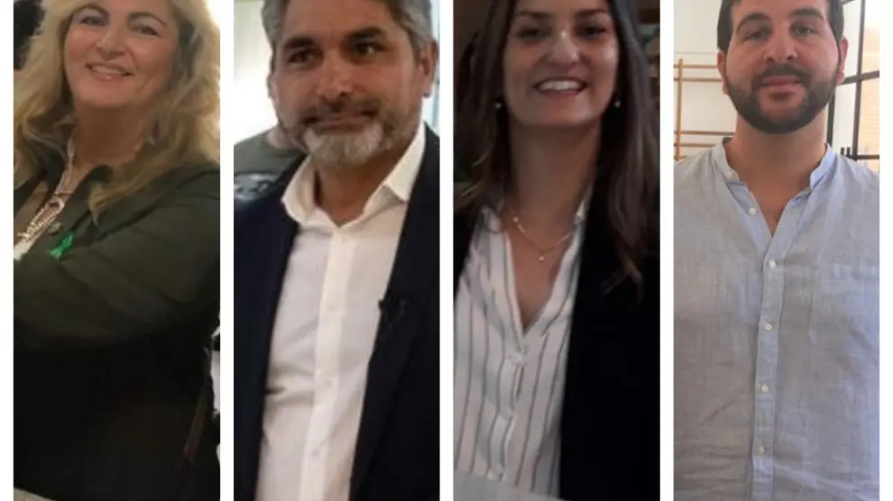 Beatriz Micaela Carrillo de los Reyes (PSOE), Juan José Cortés (PP), Sara Giménez (Cs) e Ismael Cortés (En Comú), diputados gitanos en el nuevo Congreso.