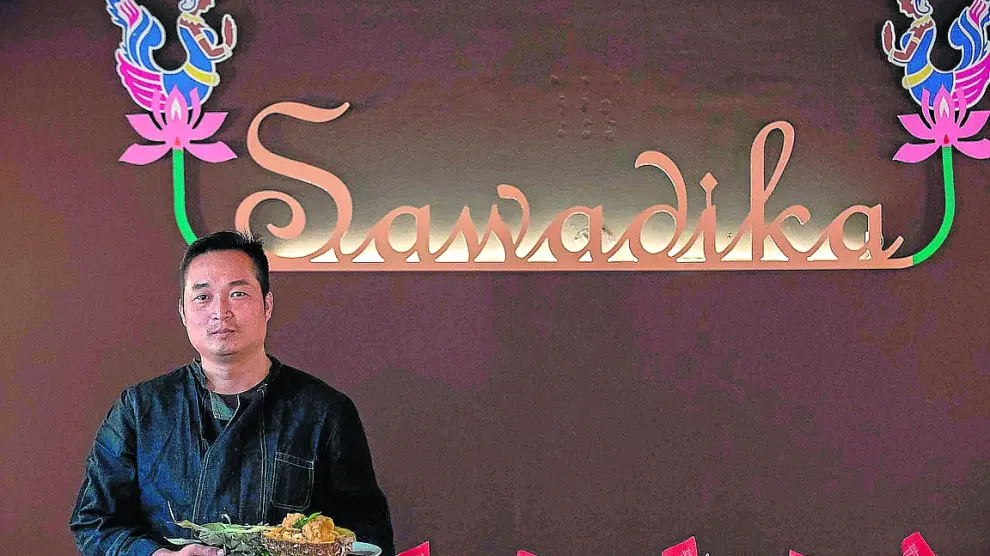 Xiang Zheng, propietario y cocinero del restaurante Sawadika.