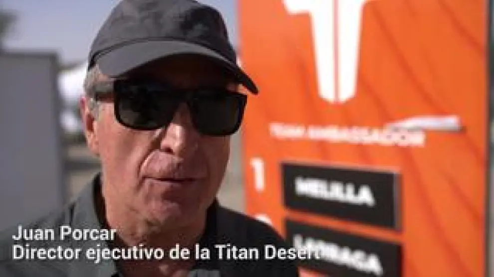 Juan Porcar, director ejecutivo de la Titan Desert, habla de la etapa neutralizada de este martes. "Lo hemos decidido así como duelo por Fernando Civera", ciclista fallecido en la segunda etapa de la Titan Desert