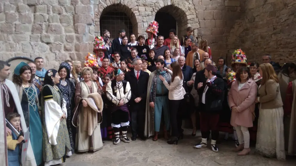 Este jueves ya se ha celebrado un acto religioso en memoria del Conde Aznar en el Monasterio Viejo de San Juan de la Peña.