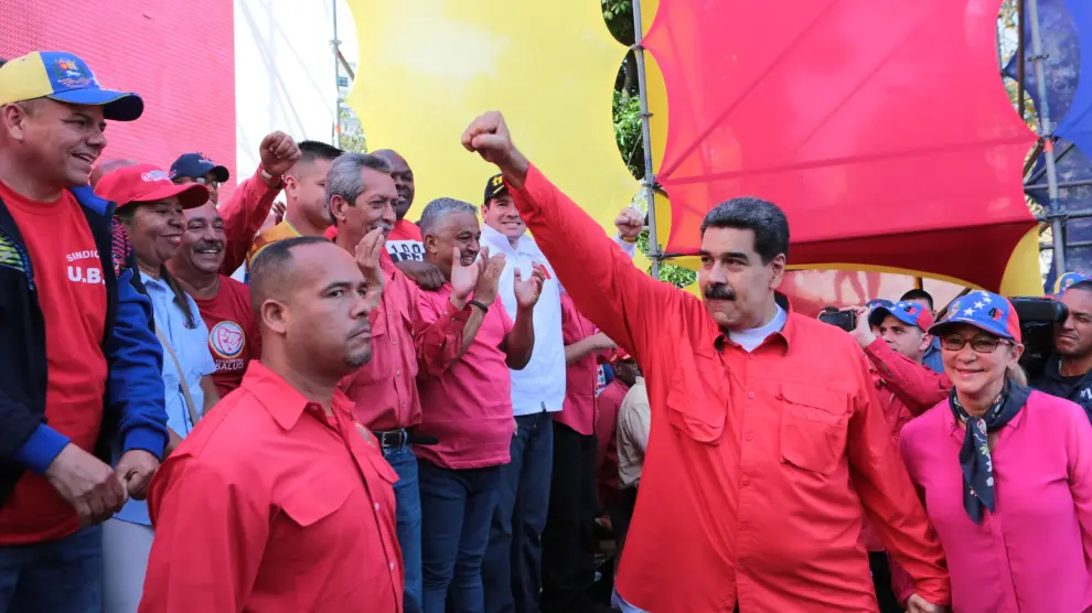 Maduro, durante su discurso.