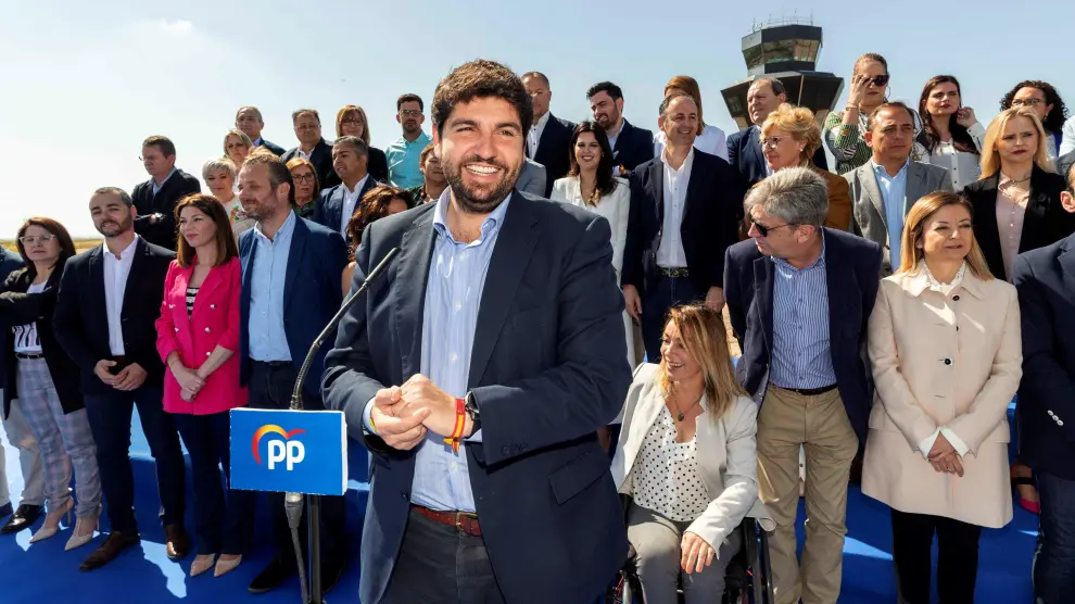 Fernando López Miras, el candidato del PP por Murcia a las elecciones autonómicas del 26 de mayo.