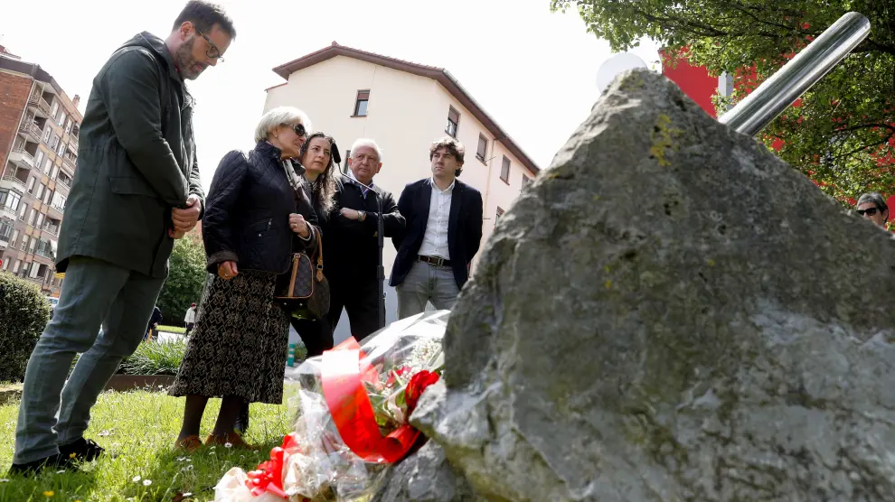 Homenaje este martes en Pamplona a las víctimas de la banda terrorista ETA.
